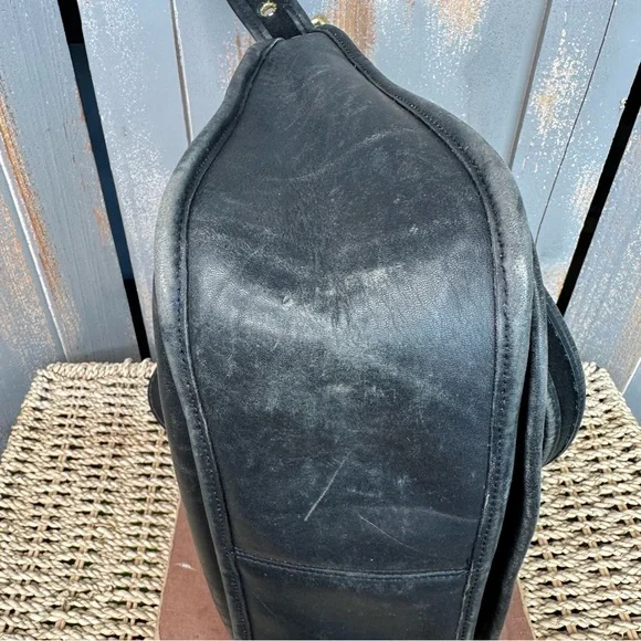 Coach Vintage Patricia's Legacy Saddle Bag 9951 Black - Picture 15 of 16